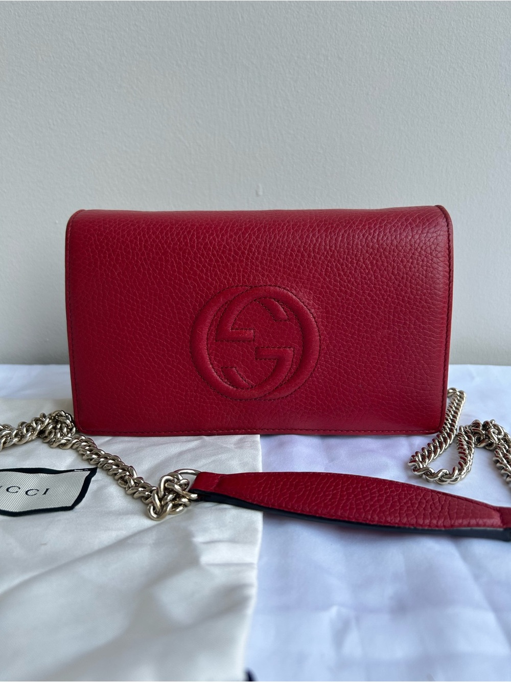 Gucci Soho Wallet on a Chain Crossbody